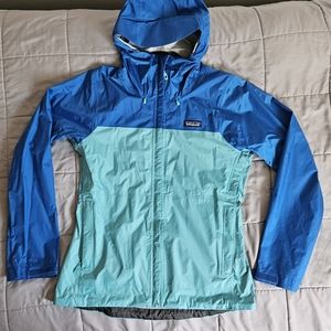 Patagonia h2no Women's Blue Aqua Raincoat Waterproof Shell Size S